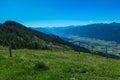 Gurglitzen - Panoramic view of majestic mountain peaks of Karawanks and Julian Alps seen from Boese Nase in Ankogel Group Royalty Free Stock Photo