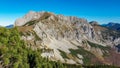 Hochblaser - Panoramic view of majestic mountain peaks seen from Hochblaser in Eisenerz, Ennstal Alps, Styria, Austria.