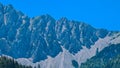 Bodental - Panoramic view of majestic mountain ridges of Karawanks in Bodental, Carinthia, Austria