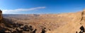 Panoramic view of Makhtesh Hakatan, Israel