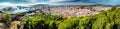 Panoramic view of Malaga city Royalty Free Stock Photo