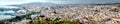 Panoramic view of Malaga city Royalty Free Stock Photo