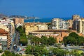 Panoramic view of Malaga, La Alcazaba, Histiric Building, Malaga, Spain Royalty Free Stock Photo