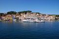 Yachts in harbor at Mali Losinj Royalty Free Stock Photo