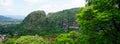 Panoramic view malinalco mexico