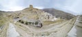 Panoramic view of Mar Sabas Monastery in the Judaean Desert in the West Bank