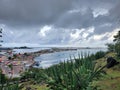 Panoramic view of Marigot, Saint Martin, French Caribbean Royalty Free Stock Photo