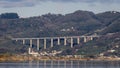 Panoramic view of Massarosa and Massaciuccoli lake, Lucca, Tuscany, Italy Royalty Free Stock Photo