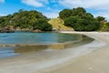 Panoramic view of Matai Bay in karikari peninsula in New Zealand Royalty Free Stock Photo