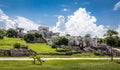Panoramic view of Mayan Ruins - Tulum, Mexico Royalty Free Stock Photo