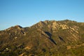 Panoramic view of meadows, hills and sky in Malibu Royalty Free Stock Photo