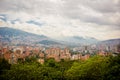 Panoramic view of medellin colombia, valley