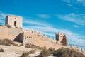 Panoramic view of medieval moorish fortress Alcazaba in Almeria Royalty Free Stock Photo