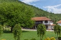 Panoramic view of medieval Sukovo Monastery Assumption of Virgin Mary Royalty Free Stock Photo