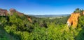 Village of Roussillon in the Provence Royalty Free Stock Photo