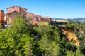 Village of Roussillon in the Provence Royalty Free Stock Photo