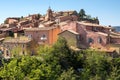 Village of Roussillon in the Provence Royalty Free Stock Photo