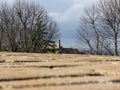 Panoramic view from the medieval walls of Volterra, Province of Pisa, Tuscany, Italy Royalty Free Stock Photo