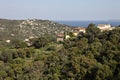 Panoramic view of Mediteranean Sea Royalty Free Stock Photo