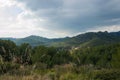 Panoramic view of mediterranean enviroment Royalty Free Stock Photo