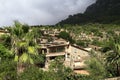 Panoramic view of the mediterranean village of Deja in Mallorca, Spain