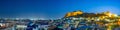 Panoramic view of Mehrangarh fort at Jodhpur on evening time, Rajasthan, India.