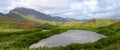 Panorama landscape Menehune fish pond aka Alekoko Fishpond in summer, near Lihue, Kauai, Hawaii, USA Royalty Free Stock Photo