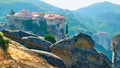 View of Meteora with Varlaam monastery