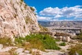 Panoramic view of metropolitan Athens, Greece seen from rocky top of Acropolis hill