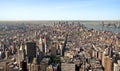 Panoramic view Midtown and downtown of manhattan