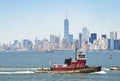 Panoramic view of the midtown Manhattan skyline - USA Royalty Free Stock Photo