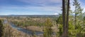 Panoramic view from Milo McVier state park Oregon