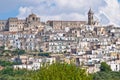 Panoramic view of Minervino Murge. Puglia. Italy. Royalty Free Stock Photo