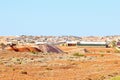 Panoramic view mining town, Andamooka, Australia