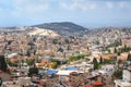 Panoramic view of Nazareth, north of Israel Royalty Free Stock Photo