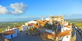 Panoramic view of Monsaraz from the castle, Portugal, southern Europe Royalty Free Stock Photo