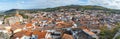 Panoramic view of Montanchez, Caceres, Extremadura