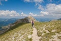 Panoramic view of Monte Bicco in the national park of Monti Sibillini