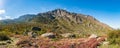 Panoramic view of Monte Cardo located in the Regional Natural Park of Corsica