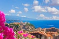 Panoramic view of Monte-Carlo, French riviera, Monaco Royalty Free Stock Photo