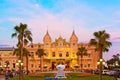 Panoramic view of Monte-Carlo during sunset, Monaco Royalty Free Stock Photo