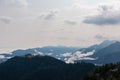 Lussari - Panoramic view from Monte Lussari in Camporosso, Friuli Venezia Giulia, Italy