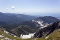 Panoramic view from Monte Sagro in apuan alps