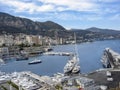Panoramic view of montecarlo Royalty Free Stock Photo