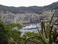 Panoramic view of montecarlo Royalty Free Stock Photo