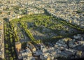 Panoramic view of the Montparnasse Cemetery, the second largest