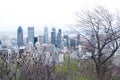 Panoramic view of Montreal Royalty Free Stock Photo