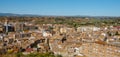 Panoramic view of Monzon, Spain