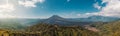 Panoramic view of the Mount Batur volcano on Bali island Royalty Free Stock Photo