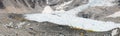 Panoramic view of Mount Everest base camp Royalty Free Stock Photo